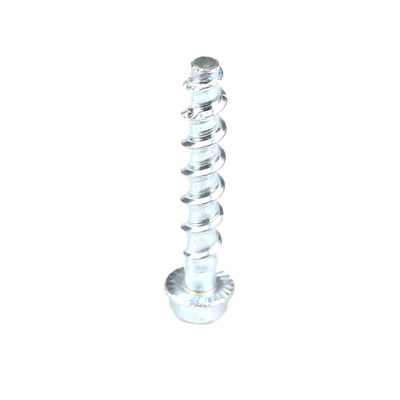 Zinc Plating Masonry Screw Hex Flange Concrete Screw Bolt M8 60mm Carbon Steel Cement Anchor