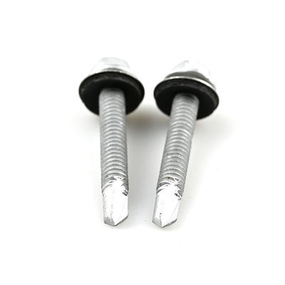 Steel Structure Roofing Screw with Bi-Metal Hexagon Head and EPDM Washer 6.3x45 T/T
