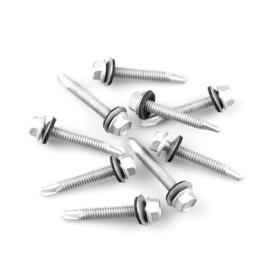 Steel Structure Roofing Screw with Bi-Metal Hexagon Head and EPDM Washer 6.3x45 T/T