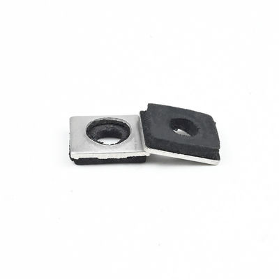 304 Stainless Steel Square Epdm Roofing Rubber Black Bonded Sealing Washer Rubber Gasket