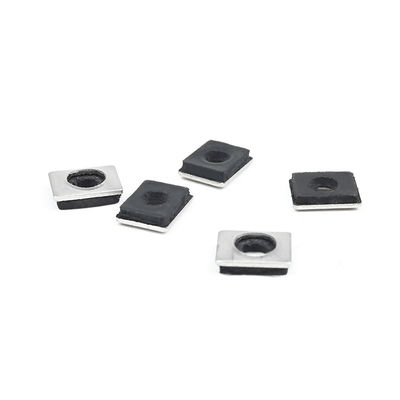 304 Stainless Steel Square Epdm Roofing Rubber Black Bonded Sealing Washer Rubber Gasket
