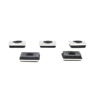 304 Stainless Steel Square Epdm Roofing Rubber Black Bonded Sealing Washer Rubber Gasket