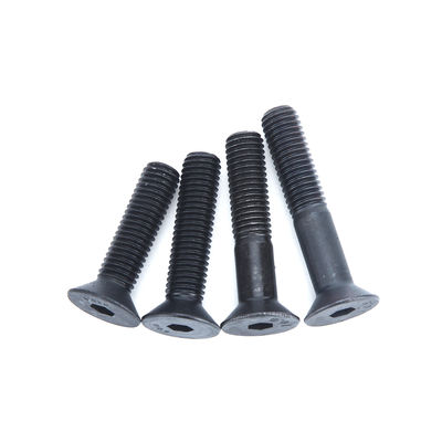 100% QC Tested Blackened Carbon Steel Din7991 Grade 10.9 Hex Socket Flat Countersunk Head Bolts