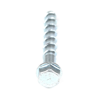 Carbon Steel Zinc Plating M16 125mm Hex Head Anchor Bolts For Concrete Wall Light-Gauge Steel Fixing