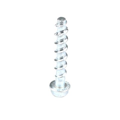 HEX Flange Concrete Screw Anchors Bolt Carbon Steel White Zinc Plated for Heavy Duty