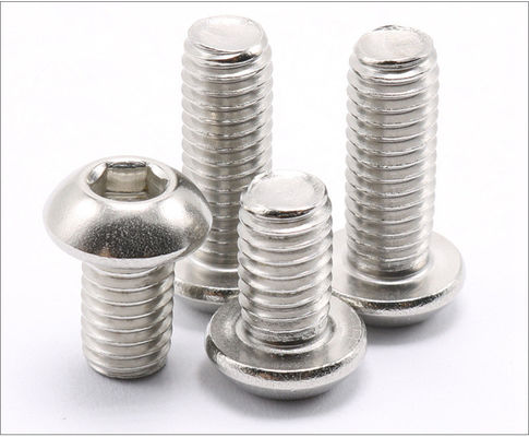 ISO 7380 A2 70 Stainless Steel Allen Bolt M6 M8 M10 Sus304 Bolt Button Head Hex Socket