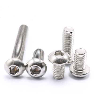 ISO 7380 A2 70 Stainless Steel Allen Bolt M6 M8 M10 Sus304 Bolt Button Head Hex Socket