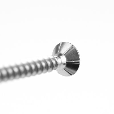 Customized Flat Head Double Countersunk Chipboard Screws for Wood Deck Plain Finish