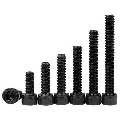 12.9 Grade Alloy Steel Black Oxide Fillister Head Hex Socket Bolt Din912 Cap Allen Head Bolts M3-M20
