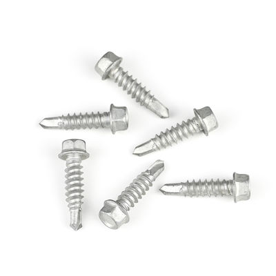 SS304 SS410 Bi-Metal Hexagon Flange Fastenal 6.3*25 Self Drilling Screw for Seat Fixing
