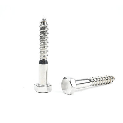 Easy and Quick Installation Stainless Steel Hexagon Head Wood Screw for Construction