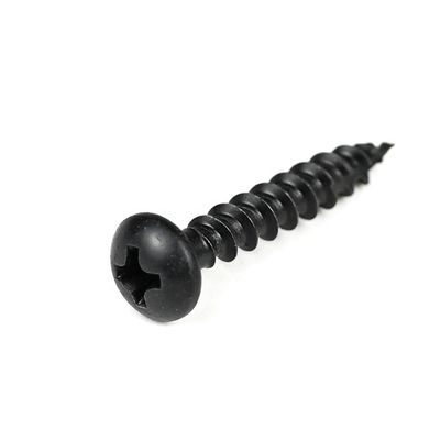 Electrical Appliances 16mm Black Round Phillips Chipboard Screw with Harden Design