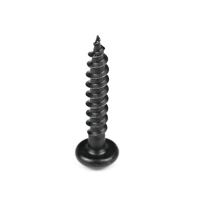 Electrical Appliances 16mm Black Round Phillips Chipboard Screw with Harden Design