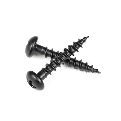 Electrical Appliances 16mm Black Round Phillips Chipboard Screw with Harden Design