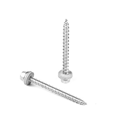 High Low Thread Torx Drive Wood Chipboard Screw with EPDM Washer 60mm 100% QC Tested