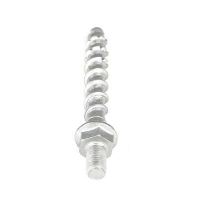 Flat Head Plain Finish Sus410 Stainless Steel Hex Flange Self Tapping Cocncrete Anchor Masonry Screw Bolt
