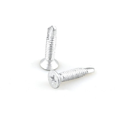 Footpath Mounting Self Drilling Screws Ruspert Finish Cross Recessed Countersunk Head