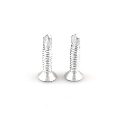 Footpath Mounting Self Drilling Screws Ruspert Finish Cross Recessed Countersunk Head