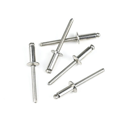Customized Size Ss316 Domed Stainless Steel Countersunk Pop Rivet Metal Open End Blind Rivets