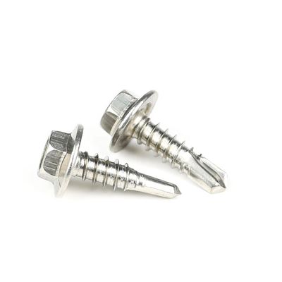 3/4" Cement Sheet Washer Hex Self Drilling Screws for Fiberboard Building Installation