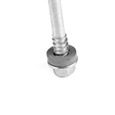 HEX 5.5x243mm Stainless Steel 410 Self-Drilling Screws with EPDM Washer Double Thread 7 Point