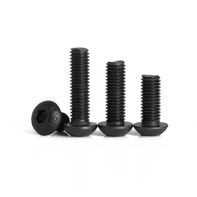 Carbon Steel Hex Bolts Grade 10.9 Bolt M8 Black Oxide Button Head Socket