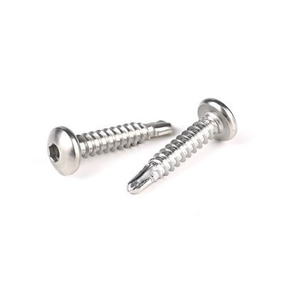 Customized Stainless Steel Hex Socket Pan Head Self Drilling Screw for Your Standards
