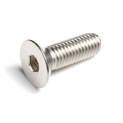 Plain DIN7991 A2-70 Flat Countersunk Ss304 Hex Socket Full Threaded Bolt M8 M10