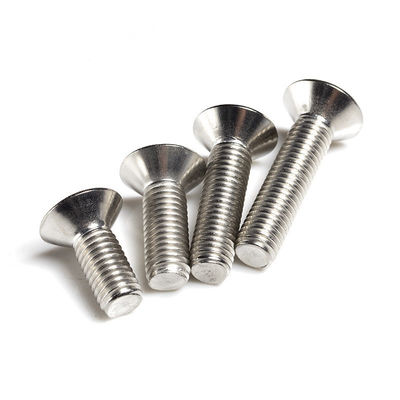Plain DIN7991 A2-70 Flat Countersunk Ss304 Hex Socket Full Threaded Bolt M8 M10