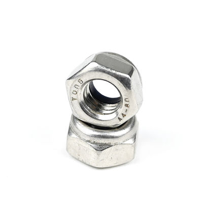 316 Stainless Steel M8 Self Locking Hex Nylock Insert Nuts for Automotive Industry