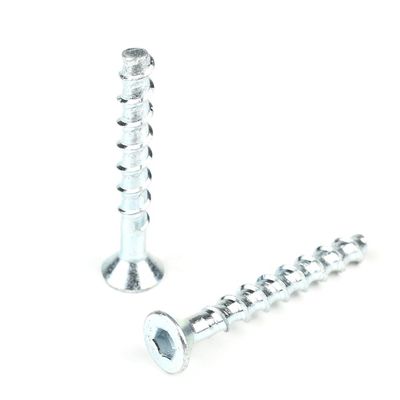 Zinc Plating Hex Socket Countersunk Head Anchor Concrete Screws M10 125mm Heavy Duty Anchor