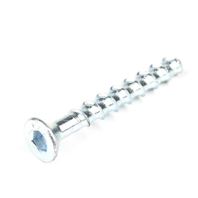 Zinc Plating Hex Socket Countersunk Head Anchor Concrete Screws M10 125mm Heavy Duty Anchor