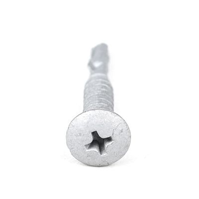 Yellow Phillips Cross Recess Drive Type Self Drilling Screws With Wings For Solar Water Heater