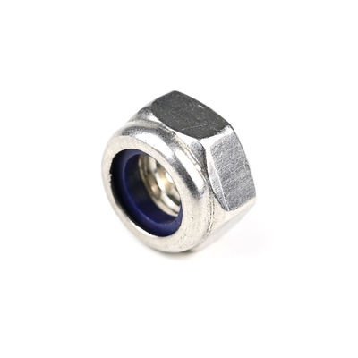 Customizable A4 Stainless Steel Nylon Insert Self Locking Hex Nut M8 1.25mm with Options