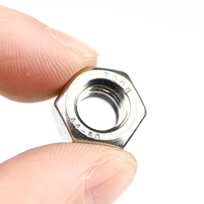 Customizable A4 Stainless Steel Nylon Insert Self Locking Hex Nut M8 1.25mm with Options