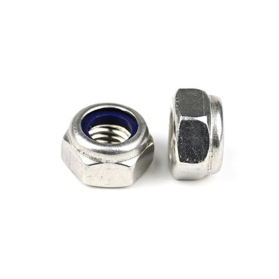 Customizable A4 Stainless Steel Nylon Insert Self Locking Hex Nut M8 1.25mm with Options