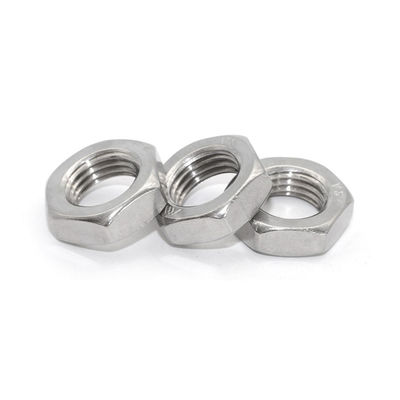 Quick Installation DIN439 Stainless Steel Hex Thin Nut Ss304 Nut Metric Thread M3-M48
