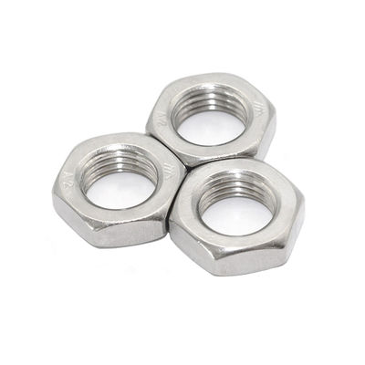 Quick Installation DIN439 Stainless Steel Hex Thin Nut Ss304 Nut Metric Thread M3-M48