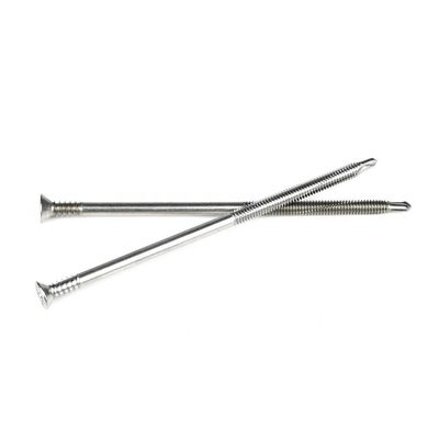 125mm Tek Screws Partial Thread Flat Head Phillips Self Drilling Screw For Flatbeds