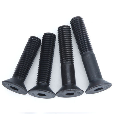 Carbon Steel DIN7991 M5 Black Oxide Flat Socket Hex Bolt 12.9 Countersunk Head Hexagon