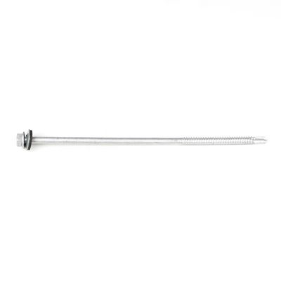 Partial Thread Coating Stainless Steel Hex Head Self Drilling Screws with EPDM Washer 6.3x180mm