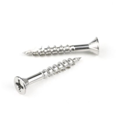Ruspert Finish 25mm Phillips Flat Head Wood Chipboard Screw for Furniture Installation