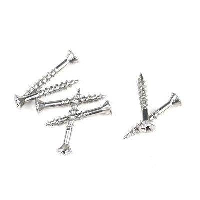 Ruspert Finish 25mm Phillips Flat Head Wood Chipboard Screw for Furniture Installation