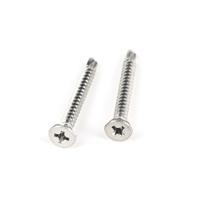 Top Ss410 Phillips Cross Recess Csk Flat Head Stainless Steel Self Drilling Screws