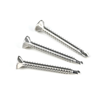 Top Ss410 Phillips Cross Recess Csk Flat Head Stainless Steel Self Drilling Screws
