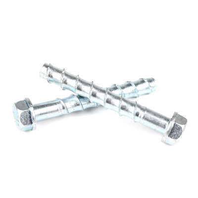 100mm M16 Carbon Steel Zinc Plating HEX Head Concrete Screw Bolt for 100% QC Test
