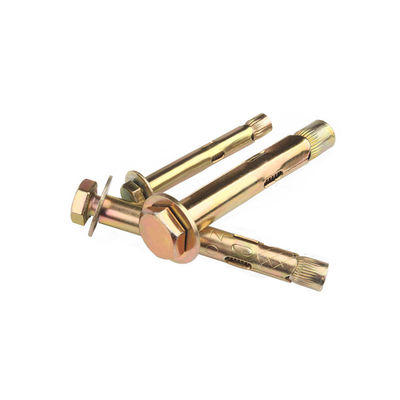 Expansion Wedge Anchor Bolt Steel Grade 4.8 M6 M8 M10 M12 Hex Bolt Sleeve Expansion Anchor