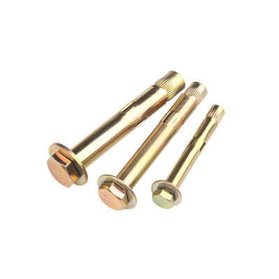Expansion Wedge Anchor Bolt Steel Grade 4.8 M6 M8 M10 M12 Hex Bolt Sleeve Expansion Anchor