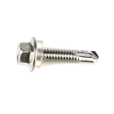 Stainless Steel Self Drilling Screws With Pvc Washer For Solar Fastener Installation