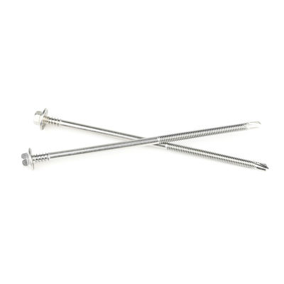 Ruspert Finish 5.5x140mm 410 SS Hexagon Head Self Drilling Screw for Roofing Insulation
